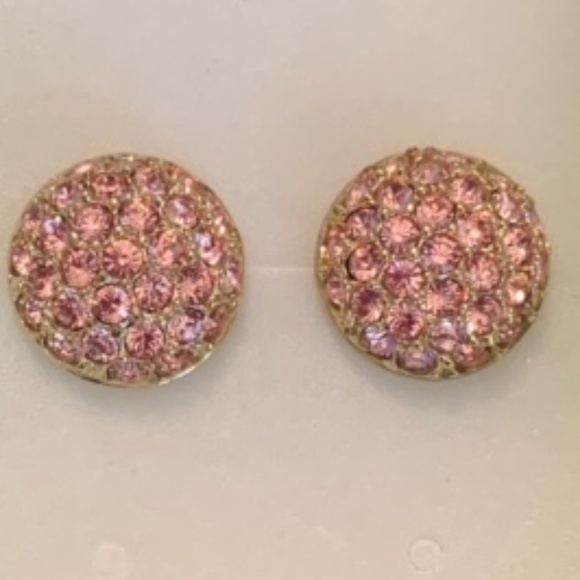 Jewelry - Sparkly Pink Post Earrings